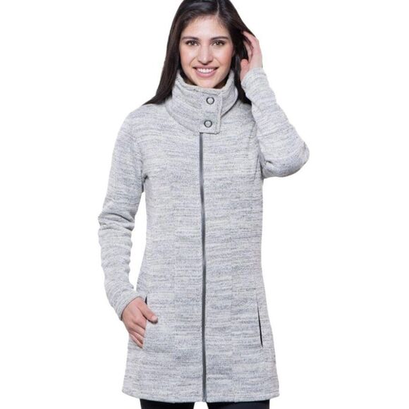 Kuhl Alaska Long Sweater Jacket Size M - Picture 2 of 9